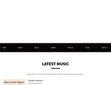 Tablet Screenshot of marcandreseguin.com